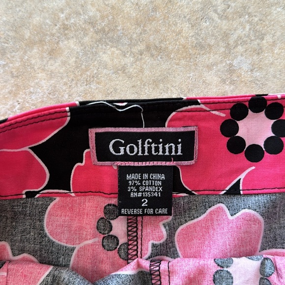 Golftini Wanderlust Stretch Cotton Skort 17.5", size 2, runs large - Picture 3 of 6